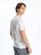 Crew Neck Short Sleeve Printed Combed Cotton Men's T-shirt